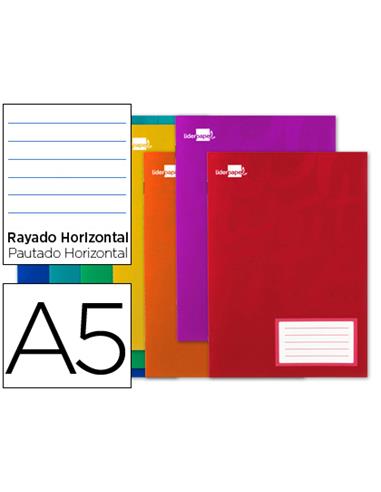 LIBRETA 32-H LIDER A5 HORIZ. 22525