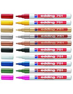 ROTULADOR EDDING 751 BLANCO 2